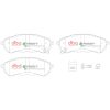 DBA Street Series T2 Slotted Rear Disc & Street Performance Pad Kit 332mm for Ford Ranger