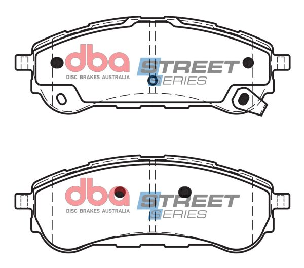 DBA Street Series Ceramic Rear Brake Pad Set for Ford Ranger