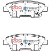 DBA Street Series Ceramic Rear Brake Pad Set 116.8 x 43.8 x 14.8mm for Hyundai Equus / Hyundai Genesis BH & More