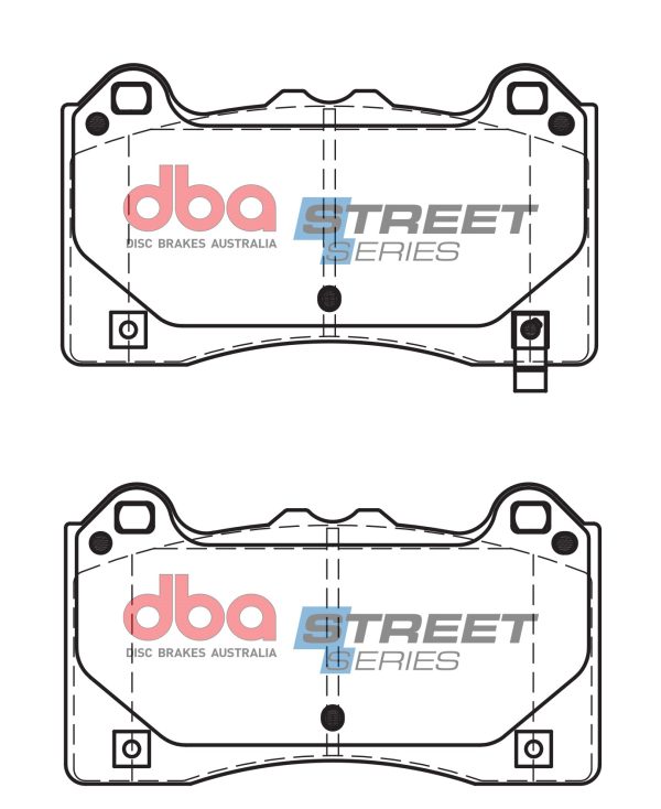 DB15025SS.jpg DBA Street Series Ceramic Front Brake Pad Set for Ford Focus (Mk3)