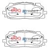 DB15030SS.jpg DBA Street Series Ceramic Front Brake Pad Set 194.1 x 74.1 x 15.2mm for Audi A6 quattro Avant C8 / Audi A6 quattro C8 & More