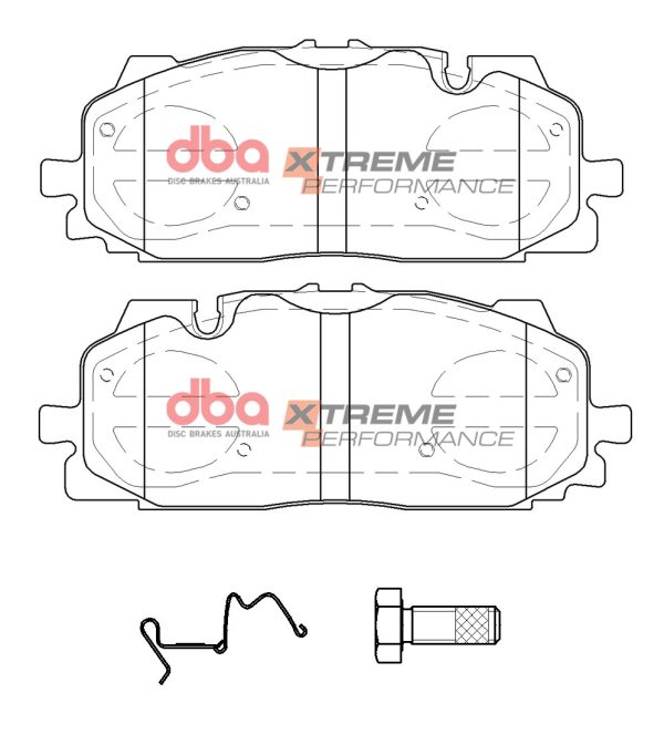 DB15030XP.jpg DBA 4000 Series T3 Slotted Front Disc & Xtreme Performance Pad Kit 349 x 34mm for Audi A6 quattro Avant C8 / Audi A6 quattro C8 & More