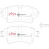 DBA Street Performance Rear Brake Pad Set 129 x 58.9 x 16.4mm for Audi A4 Allroad quattro Mk2 / Audi A4 B9 & More
