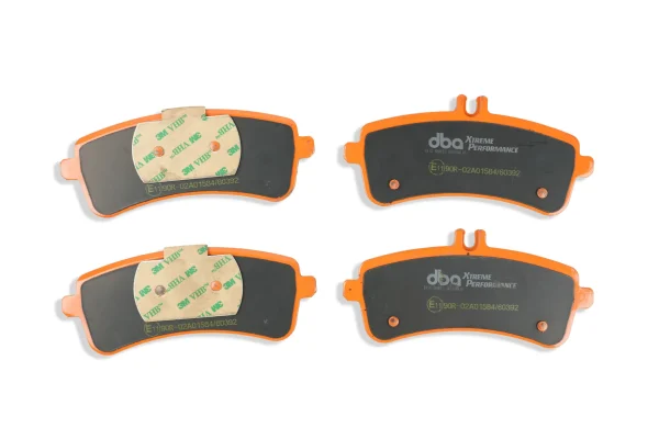 DBA Xtreme Performance Rear Brake Pad Set 146.1, 146.1 x 67.6, 57.9 x 15.9, 15.5mm for Mercedes AMG GT / Mercedes AMG GT C Roadster & More