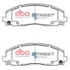 DB15038SS.jpg DBA Street Series Ceramic Front Brake Pad Set 183.1 x 63.5 x 17.8mm for Chrysler Grand Voyager / Fiat Freemont & More