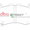 DBA Street Performance Front Brake Pad Set for Dodge Durango SRT Hellcat / Jeep Grand Cherokee