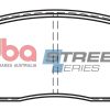 DBA Street Series Semi-Metallic Front Brake Pad Set 160.0 x 60.0 x 16.3mm for Fiat Talento / Nissan NV300 & More