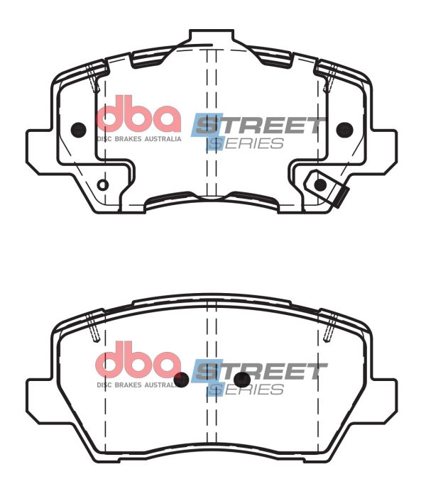 DBA Street Series Ceramic Front Brake Pad Set for Kia Picanto