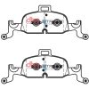 DBA Street Series Ceramic Front Brake Pad Set 251.7, 209.8 x 98.3, 98.6 x 14.6mm for Audi A4 Allroad quattro Mk2 / Audi A4 B9 & More