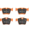 DBA Xtreme Performance Rear Brake Pad Set 122.5 x 70.0 x 15.3mm for Mercedes C-Class (W205) C43 AMG / Mercedes C-Class Cabriolet (A205) C43 AMG & More