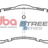 DBA Street Series Semi-Metallic Front Brake Pad Set for Land Rover Freelander
