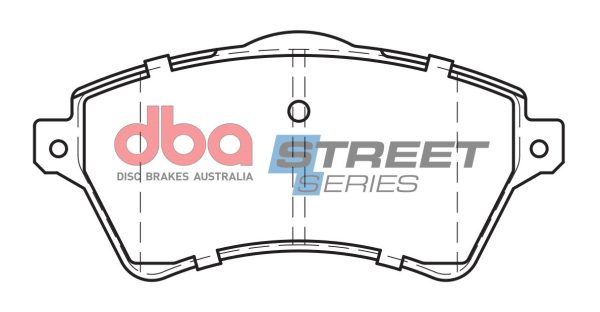DBA Street Series Semi-Metallic Front Brake Pad Set for Land Rover Freelander