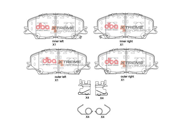 TEMPLATE07082025 DBA 4000 Series T3 Slotted Front Disc & Xtreme Performance Pad Kit 320mm for Isuzu D-MAX