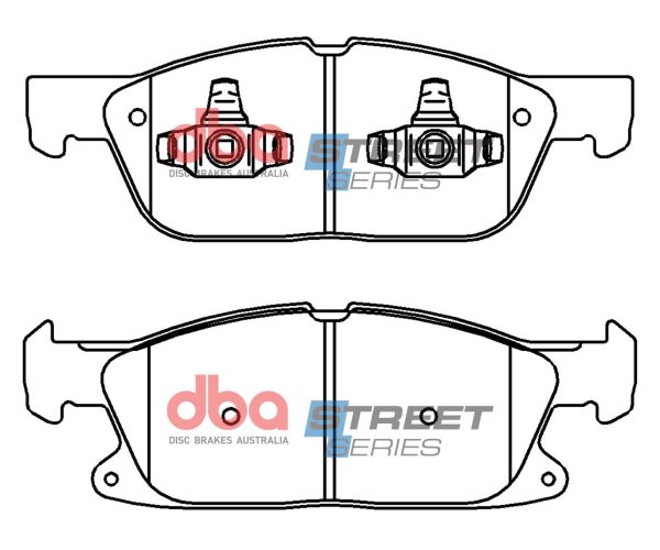 DB15089SS.jpg DBA Street Series Ceramic Front Brake Pad Set for Ford Focus (Mk4)
