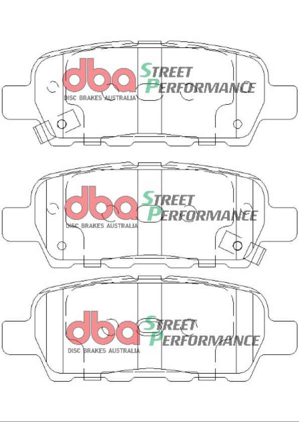 DBA 4000 Series T3 Slotted Rear Disc & Street Performance Pad Kit 292 x 16mm for Nissan 350Z / Nissan Skyline (V35) V35 / Nissan X-Trail