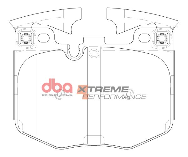 DBA Xtreme Performance Front Brake Pad Set 125.5 x 94.7 x 18.9mm for BMW 3 Series (G20) 318 / BMW 3 Series (G20) 320 & More