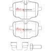 DBA Xtreme Performance Rear Brake Pad Set 116.1, 116.1 x 72.1, 64.9 x 16.8, 16.8mm for BMW 3 Series (G20) 318 / BMW 3 Series (G20) 320 & More