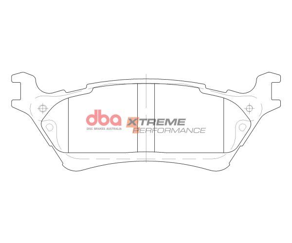 DB1993SS DBA Xtreme Performance Rear Brake Pad Set for Ford F-150