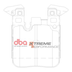 DBA Xtreme Performance Rear Brake Pad Set 73.7 x 88.1 x 15.8mm for BMW 1 Series (F20) M135 / BMW 1 Series (F20) M140 & More
