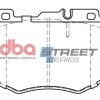 DB15182SS.jpg DBA Street Series Ceramic Front Brake Pad Set 127.7 x 92.6 x 17.2mm for Mercedes C-Class (W205) C250 / Mercedes C-Class (W205) C250 TD & More