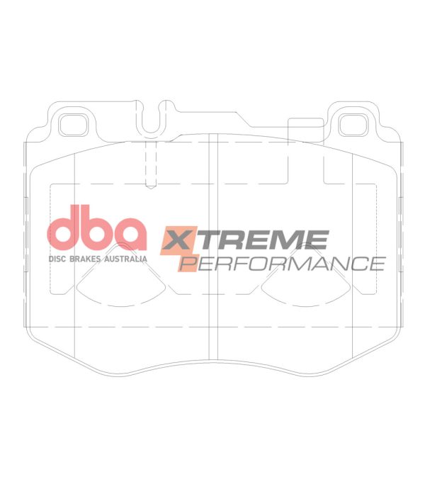 DB15182XP_1.jpg DBA Xtreme Performance Front Brake Pad Set 127.7 x 92.6 x 17.2mm for Mercedes C-Class (W205) C250 / Mercedes C-Class (W205) C250 TD & More