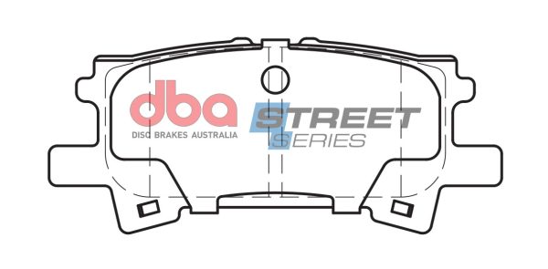 DB1518SS.jpg DBA Street Series Ceramic Rear Brake Pad Set 101.9 x 43.9 x 15.3mm for Lexus RX300 / Lexus RX350 & More