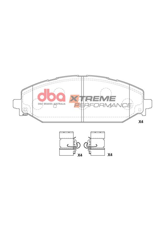 DB15195XP.jpg DBA 4000 Series T3 Slotted Front Disc & Xtreme Performance Pad Kit 378mm for Dodge Ram Pick-Up 1500 / Ram Trucks 1500
