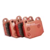 DBA Race Performance Rear Brake Pad Set 76.5 x 65.5 x 13.7mm for Maserati Ghibli (AM336) / Maserati Quattroporte (AM337) & More