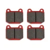 DBA Race Performance Rear Brake Pad Set 76.5 x 65.5 x 13.7mm for Maserati Ghibli (AM336) / Maserati Quattroporte (AM337) & More