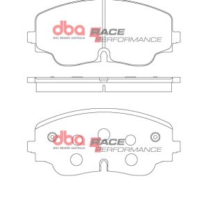 DBA Race Performance Front Brake Pad Set 178 x 78.3 x 17mm for Audi S3 8Y / Cupra Formentor & More