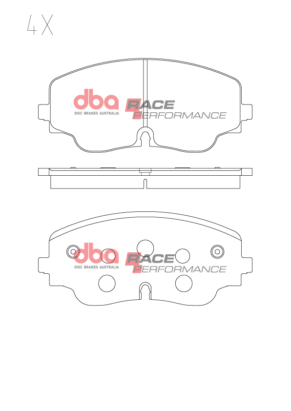 DB15271RP.jpg DBA Race Performance Front Brake Pad Set 178 x 78.3 x 17mm for Audi S3 8Y / Cupra Formentor & More