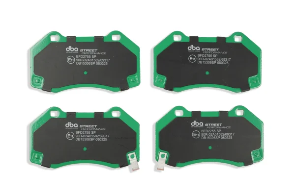 DBA Street Performance Front Brake Pad Set 124.6 x 70.6 x 14mm for Abarth 124 Spider / Mazda MX5