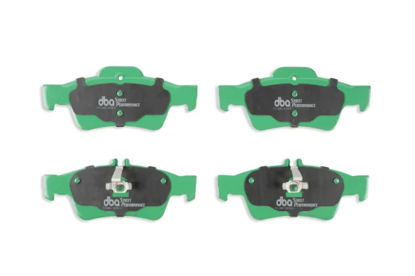 DBA Street Performance Rear Brake Pad Set 140.2 / 141.2 x 57.2 / 59.4 x 15.5 / 15.5mm for Mercedes CL-Class (C215) CL500 / Mercedes CL-Class (C216) CL500 & More
