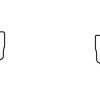 DBA Street Series Ceramic Rear Brake Pad Set 140.3, 141.4 x 57.2, 59.5 x 15.1mm for Mercedes CL-Class (C215) CL500 / Mercedes CL-Class (C216) CL500 & More