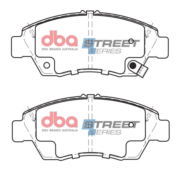 DB1662SS.jpg DBA Street Series Ceramic Front Brake Pad Set 136.7 x 57.7 x 16.3mm for Honda Civic (5th Gen) EG5 / Honda Civic (5th Gen) EG6 & More
