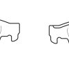 DBA Street Series Ceramic Rear Brake Pad Set 123.1 x 51.8 x 15.0mm for Ford Focus C-Max / Holden (Aust/Nz) Vectra ZC & More