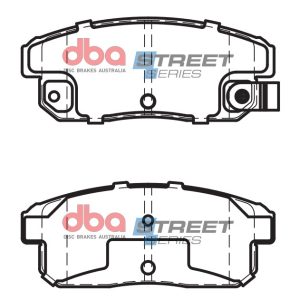 DBA Street Series Ceramic Rear Brake Pad Set for Mazda RX8