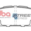 DBA Street Series Ceramic Rear Brake Pad Set 108.6 x 39.2 x 13.9mm for Subaru Forester / Subaru Impreza