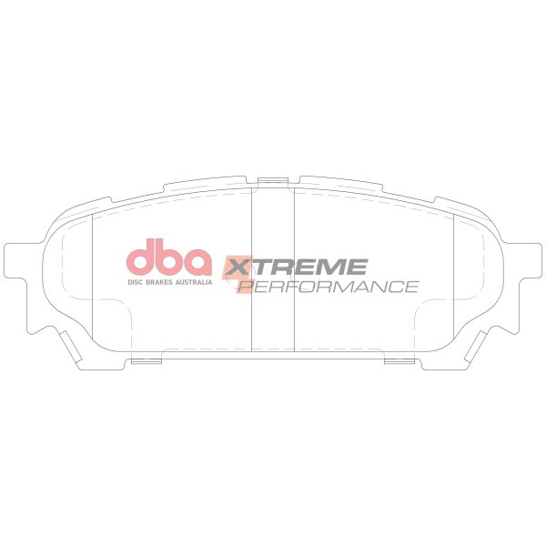 DB1672XP.jpg DBA Xtreme Performance Rear Brake Pad Set 108.6 x 39.2 x 13.9mm for Subaru Forester / Subaru Impreza