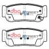 DBA Street Series Ceramic Rear Brake Pad Set 118.6 x 48.1 x 14.2mm for Ssangyong Rexton / Ssangyong Rexton W & More