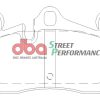 DBA Street Performance Rear Brake Pad Set 112.1 x 73.1 x 15.5mm for Audi Q7 / Porsche Cayenne (92A) & More