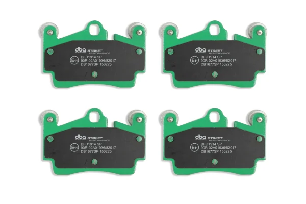 DBA Street Performance Rear Brake Pad Set 112.1 x 73.1 x 15.5mm for Audi Q7 / Porsche Cayenne (92A) & More