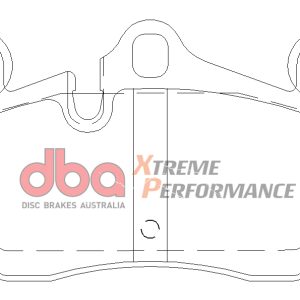 DBA Xtreme Performance Rear Brake Pad Set 112.1 x 73.1 x 15.5mm for Audi Q7 / Porsche Cayenne (92A) & More