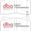 DBA Street Performance Front or Rear Brake Pad Set 131.8 x 77.3 x 14mm for Cadillac ATS / Cadillac CTS & More