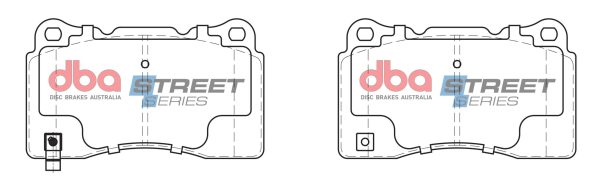 DB1678SS.jpg DBA Street Series Ceramic Front or Rear Brake Pad Set 131.8 x 77.3 x 14.0mm for Cadillac ATS / Cadillac CTS & More