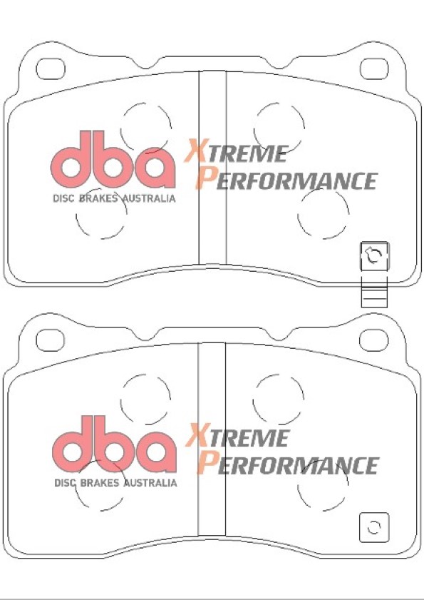 DB1678XP.jpg DBA 4000 Series T3 Slotted Front Disc & Xtreme Performance Pad Kit 350mm for Mitsubishi Lancer Evo 10