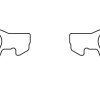 DBA Street Series Ceramic Front Brake Pad Set 155.2, 156.5 x 62.4, 67.0 x 17.1mm for Ford C-Max (Mk1) / Ford C-Max (Mk2) & More