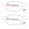 DBA Xtreme Performance Front Brake Pad Set 155.2; 156.5 x 62.4; 67 x 17.1mm for Ford C-Max (Mk1) / Ford C-Max (Mk2) & More