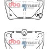 DBA Street Series Ceramic Rear Brake Pad Set for Dr DR5 / Toyota Rav 4