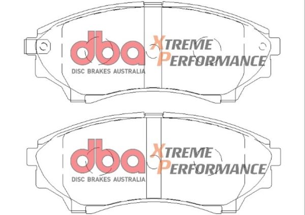 DBA Xtreme Performance Front Brake Pad Set 145.1 x 58.5 x 15.9mm for Ford Everest (1st Gen) / Ford Everest (2nd Gen) & More